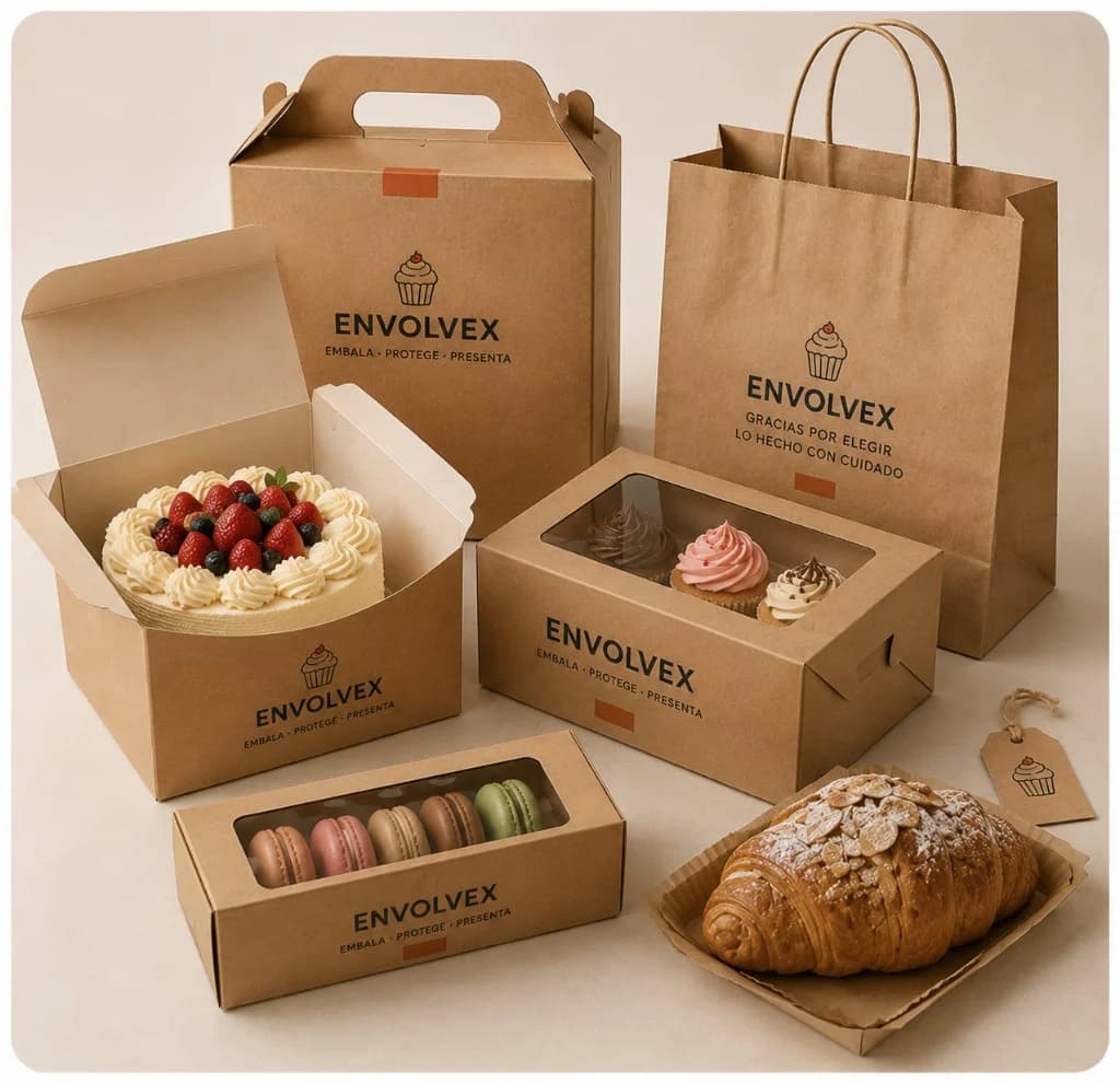 Empaque para panaderías y pastelerías ENVOLVEX
