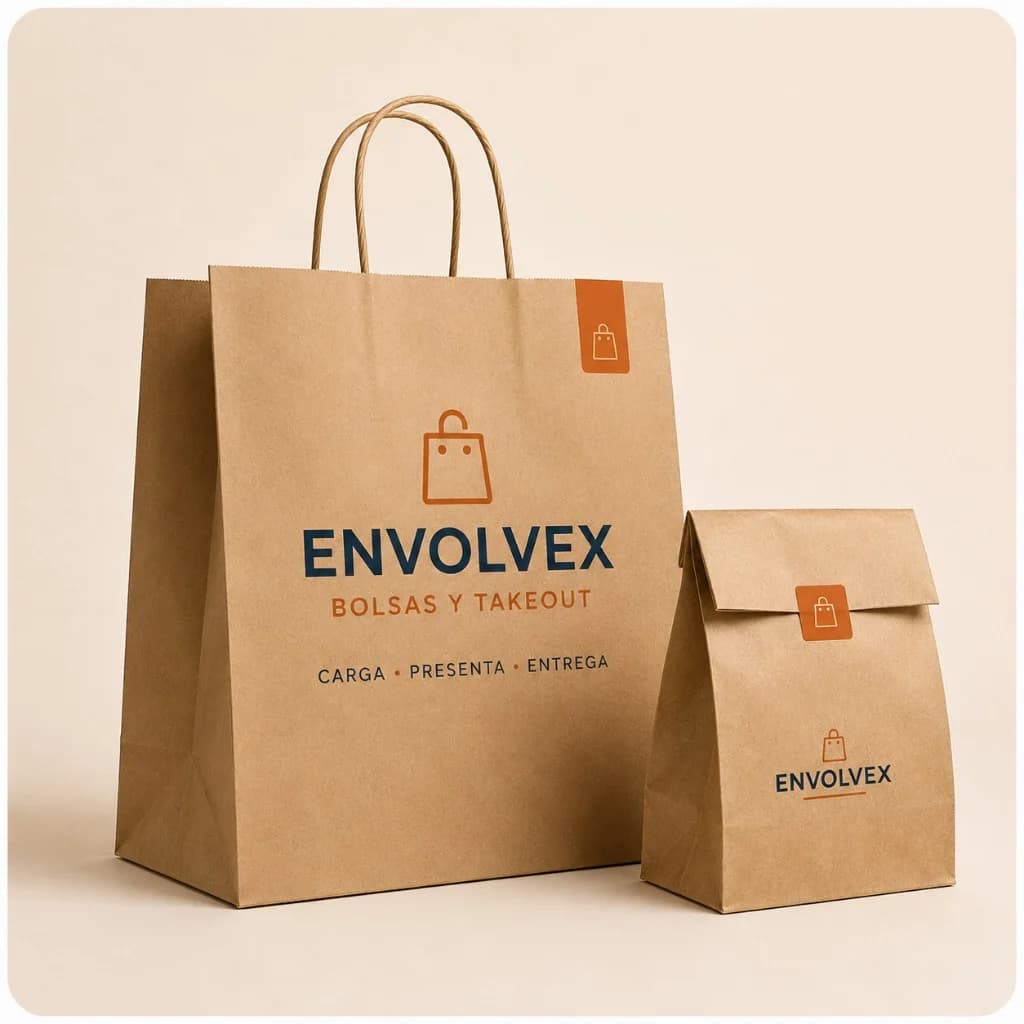Bolsas de papel y takeout ENVOLVEX